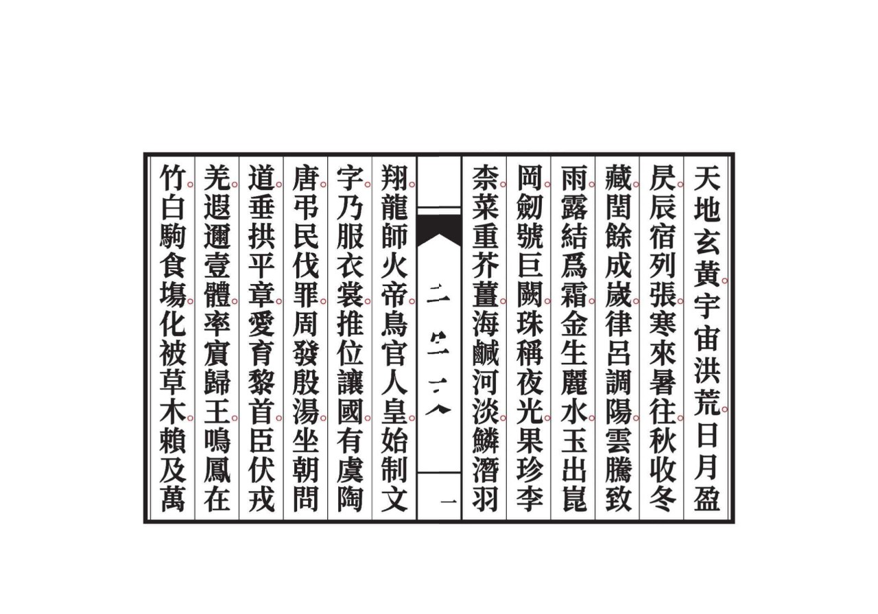 图1 千字文电子本